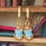 Fable X Peter Rabbit Reading Charm Huggie Earrings, thumbnail 2 of 7
