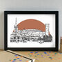 Stratford Upon Avon Skyline Art Print Unframed, thumbnail 1 of 6