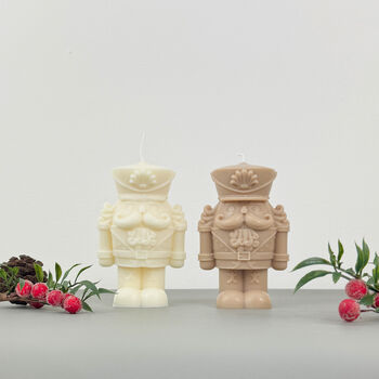 Large Christmas Nutcracker Candle And Christmas Decor, 9 of 12