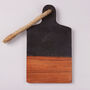 G Decor Black Marble And Wood Chopping Board, thumbnail 2 of 6
