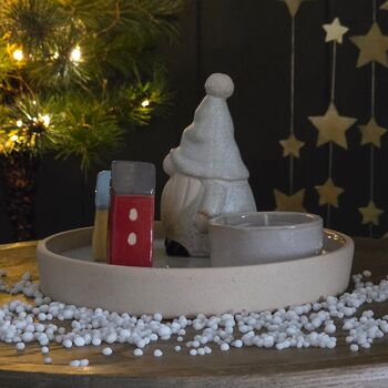 Gonk Ceramic Scene Tea Light Holder, 5 of 5