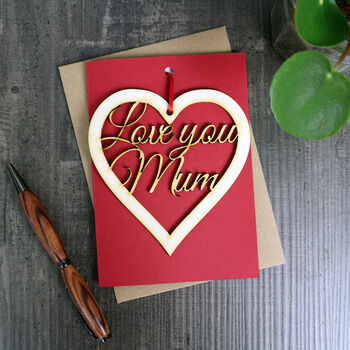 Love You Mum Keepsake And Mothers Day Card, 10 of 12