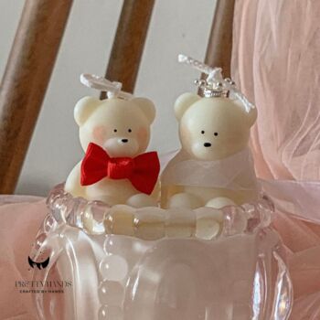 Bride And Groom Cake Topper Candles, 6 of 8