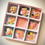 Box Of Nine Mini Flower Biscuits Gift Box, thumbnail 2 of 7