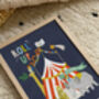 Circus Time Children's Print, thumbnail 3 of 4