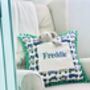 All The Series Land Rover Personalised Pom Pom Cushion, thumbnail 1 of 6