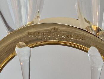 Moet And Chandon Wedding Band Champagne Glasses, 4 of 5