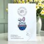 Happy Easter Bunny Egg Enamel Pin, thumbnail 1 of 8