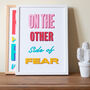 Other Side Of Fear Retro Print, thumbnail 1 of 7