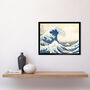 Great Wave Off Kanagawa Hokusai Living Room Art Print, thumbnail 2 of 3