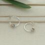 21st Birthday Infinity Ring Hoop Earrings, thumbnail 6 of 8