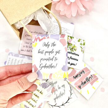 Godmother Proposal Gift | 'Will You Be My Godmother' Tea Gift | New Mum, 4 of 12