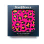 Pink Leopard Print Coasters Set Round Heat Resistant, thumbnail 3 of 7