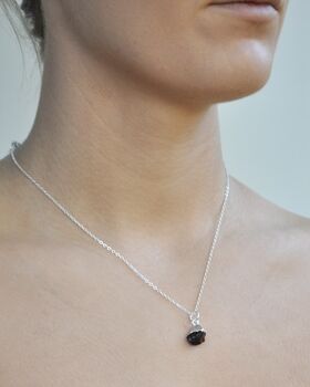 January Birthstone Garnet Crystal Necklace, 2 of 4