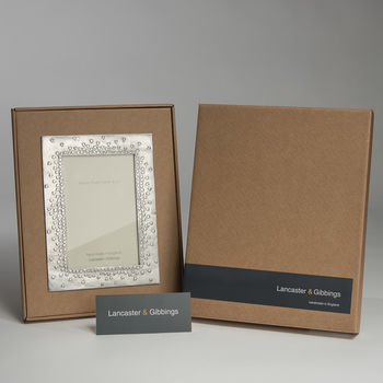 Floating Hearts Cast Pewter Photo Frame, 7 of 8
