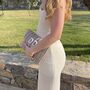 Personalised Chevron Ibiza Stripe Zig Zag Pouch Clutch Bag, thumbnail 2 of 5
