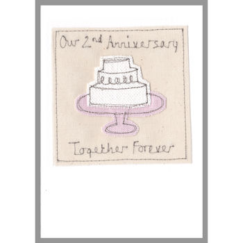 Personalised Wedding Cake Wedding Or Anniversary Card, 8 of 12