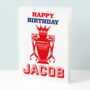 Arsenal Football Birthday Card, thumbnail 1 of 4