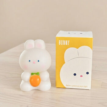Bunny Rabbit Night Light And Nursery Lamp, 8 of 10