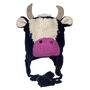 Cow Hand Knitted Woollen Animal Hat, thumbnail 5 of 5
