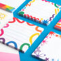 Colourful Squiggles Sticky Notes, thumbnail 6 of 6