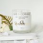 Personalised New Home Scented Candle Gift, thumbnail 1 of 3