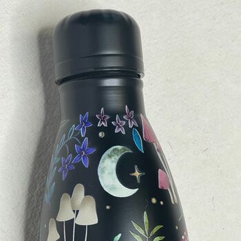 Spiritual Moonchild Forest Metal Water Bottle, 5 of 5