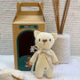 Personalised Hand Knitted First Teddy Bear, thumbnail 8 of 12