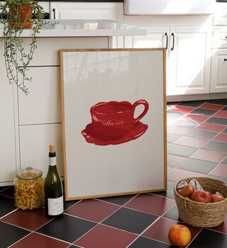 Coffee Snob Kitchen Print, 3 of 3
