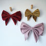 Velvet Decorative Bow, thumbnail 1 of 7