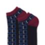 Crosslet Grey And Cube Black Men's Trainer Socks Bundle, thumbnail 5 of 7
