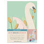 Happy Birthday 3D Card Swan, thumbnail 2 of 2