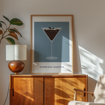 Espresso Martini Print, Cocktail Print, 3 of 9