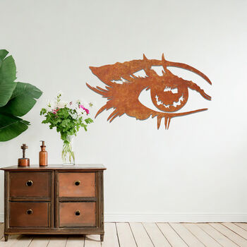 Artistic Metal Eye Wall Art For Modern Living Room Decor, 7 of 11