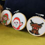 Cute Reindeer Cross Stitch Kit, thumbnail 10 of 10