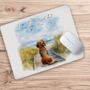 Personalised Dachshund Dog Beach Walk Collection, thumbnail 9 of 9