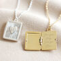 Personalised Vintage Style Book Locket Necklace, thumbnail 7 of 11