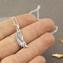 Sterling Silver Angel Wing Necklace, thumbnail 5 of 9