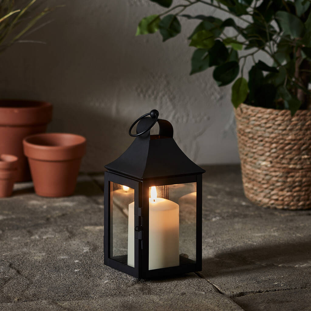 Albury Garden Lantern With LED Candle, 1 of 5