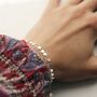 Sterling Silver Sequin Bracelet, thumbnail 3 of 8