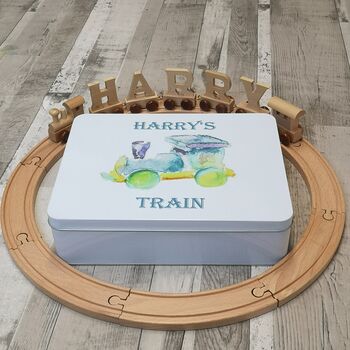 Personalised Wooden Letter Name Train, 4 of 11