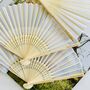 Personalised Blue Silk Fan For Women, thumbnail 2 of 12