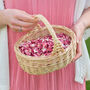 Flower Girl Basket Of Eco Petal Confetti, thumbnail 3 of 7