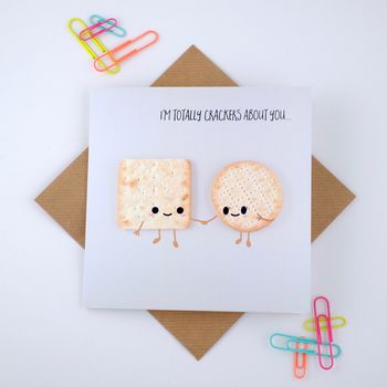 I'm Totally Crackers About You Greeting Card, 2 of 2