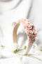 Pink Flower Embellished Headband With Gems, thumbnail 1 of 6