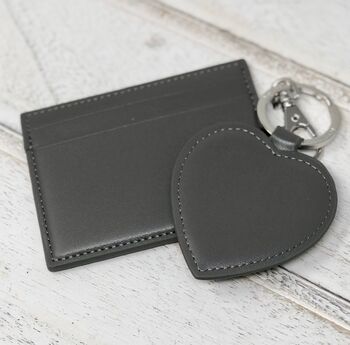 Personalised Card Holder And/Or Heart Keyring, 8 of 9