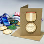 Personalised Congratulations Race Time Medal, thumbnail 2 of 12