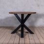 Clyde Ash Solid Wood Round Dining Table, thumbnail 2 of 6