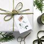 ‘All Wrapped Up’ Christmas Gift Tag Set, thumbnail 1 of 3