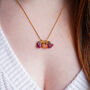 Cancer Zodiac Crystal Necklace, thumbnail 2 of 10